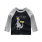 Cartoon Dinosaur Long Sleeve T Shirt