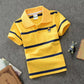 Stripes Short Sleeve Polo Shirt
