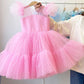 Rainbow Unicorn Princess Dress for Girls