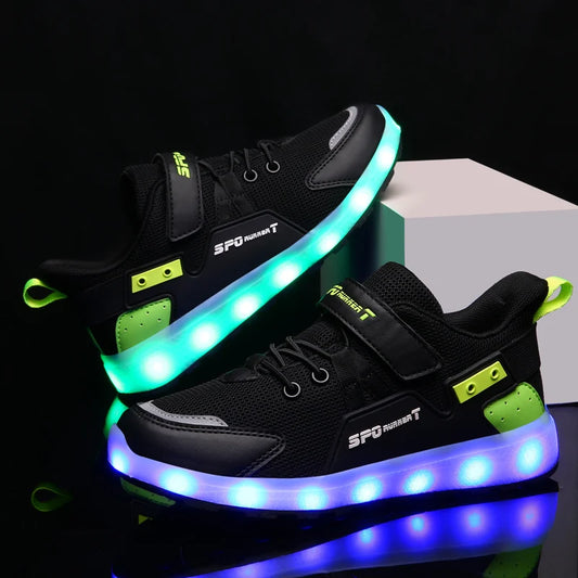 USB Charger LED Glowing Sneakers