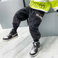 Stylish Boys Black Cotton Jeans