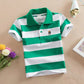 Stripes Short Sleeve Polo Shirt