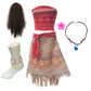Moana Princess Costume Set
