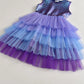 Mermaid Pattern Sleeveless Dress
