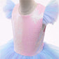Rainbow Unicorn Princess Dress for Girls