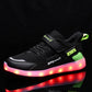 USB Charger LED Glowing Sneakers