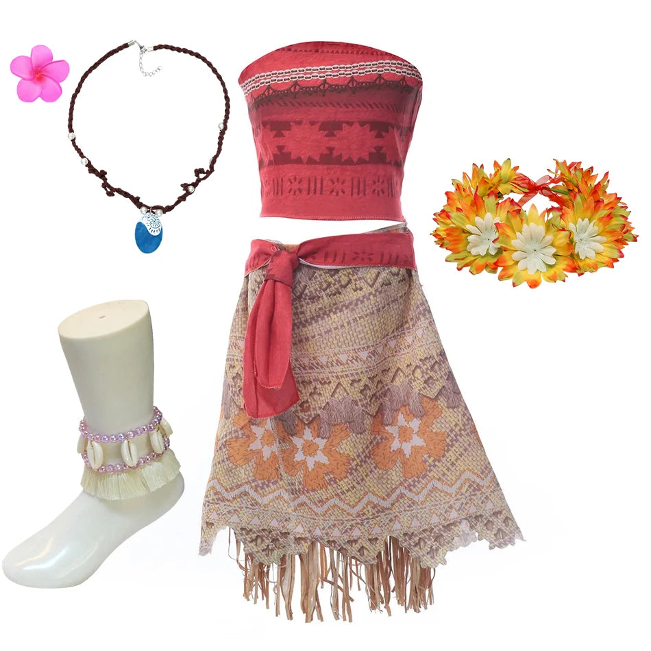 Moana Princess Costume Set