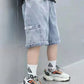 Comfy Stretch Denim Shorts With Pockets