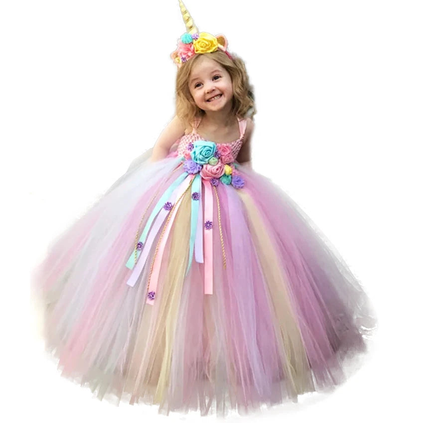 Unicorn Party Princess Dress