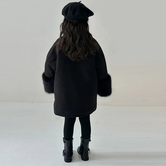 Girls Winter Wool Coat