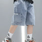 Light Denim Shorts for Breezy Summers