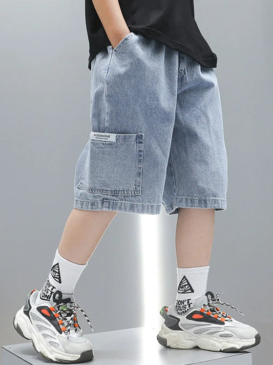 Light Denim Shorts for Breezy Summers