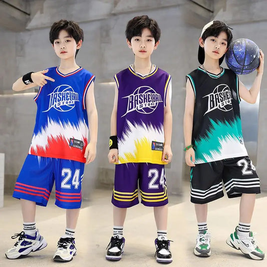 Boys Quick Dry Basketball Set
