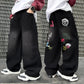 Stylish Boys Black Wide Leg Jeans
