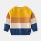 Cartoon Animal Striped Sweater for Autumn