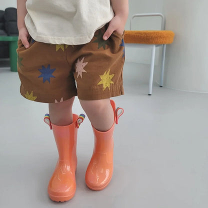 Kids Playful Cotton Shorts