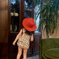 Summer Girls Dotted Two Piece Suspender Shorts Set