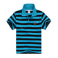 Stripes Short Sleeve Polo Shirt