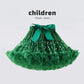 Solid Fluffy Tulle Tutu Skirt