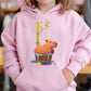 Adorable Capybara Bubble Tea Hoodie for Girls
