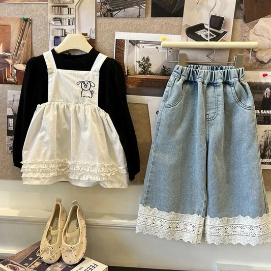 Stylish Wide Leg Jeans for Girls