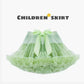 Solid Fluffy Tulle Tutu Skirt
