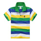 Stripes Short Sleeve Polo Shirt