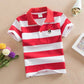 Stripes Short Sleeve Polo Shirt